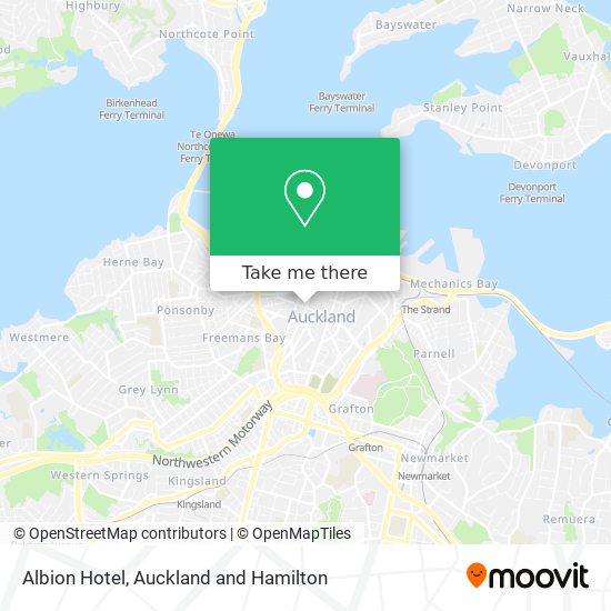 Albion Hotel map