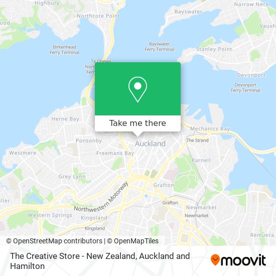 The Creative Store - New Zealand地图