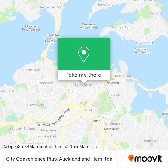 City Convenience Plus map