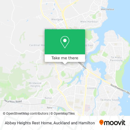 Abbey Heights Rest Home map