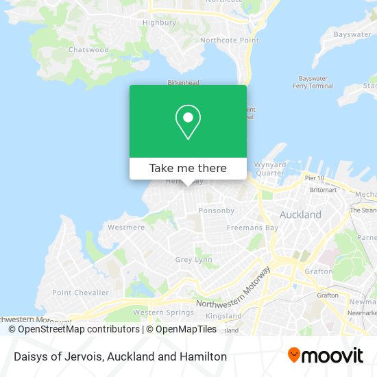 Daisys of Jervois map