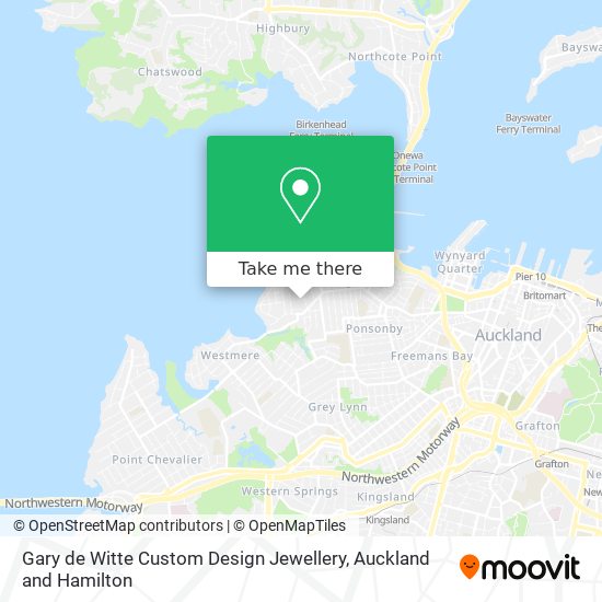 Gary de Witte Custom Design Jewellery map