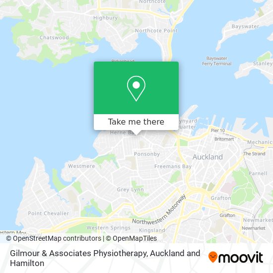 Gilmour & Associates Physiotherapy map