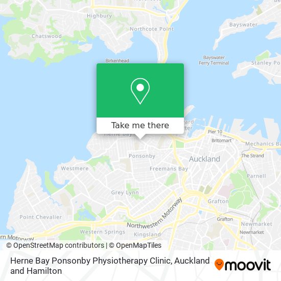 Herne Bay Ponsonby Physiotherapy Clinic map