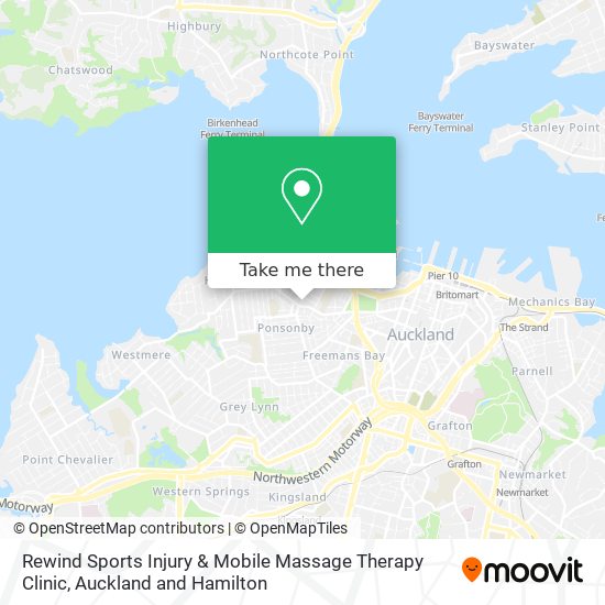 Rewind Sports Injury & Mobile Massage Therapy Clinic地图