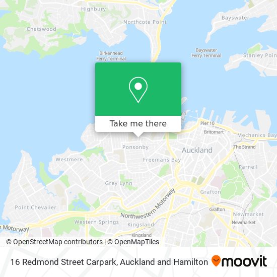 16 Redmond Street Carpark地图