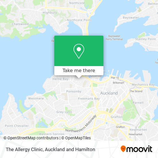 The Allergy Clinic map