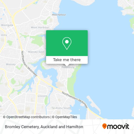 Bromley Cemetery map