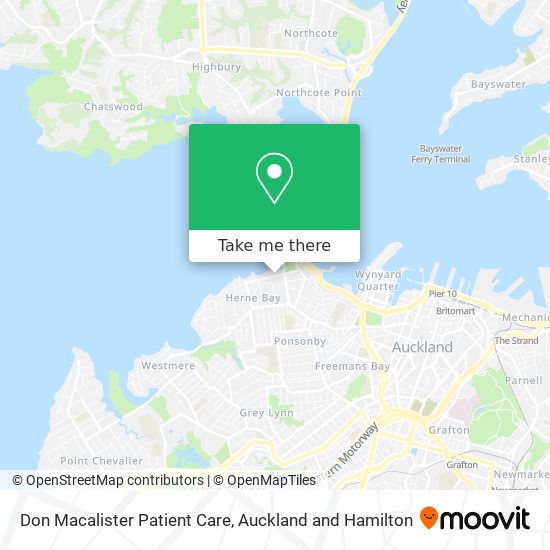 Don Macalister Patient Care map