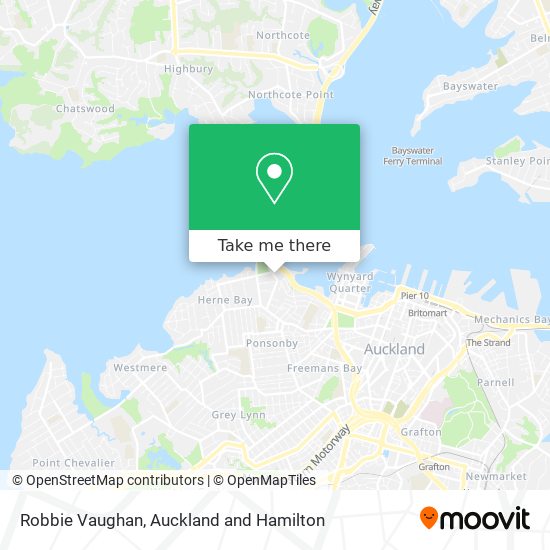 Robbie Vaughan map