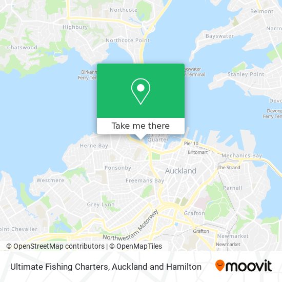 Ultimate Fishing Charters map