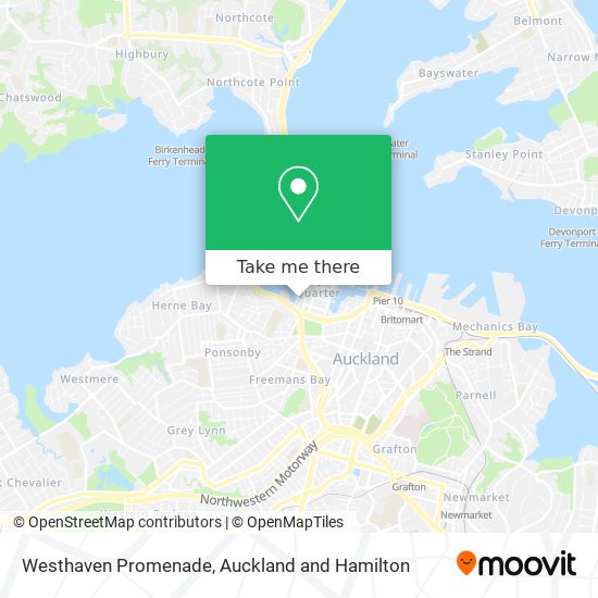 Westhaven Promenade map