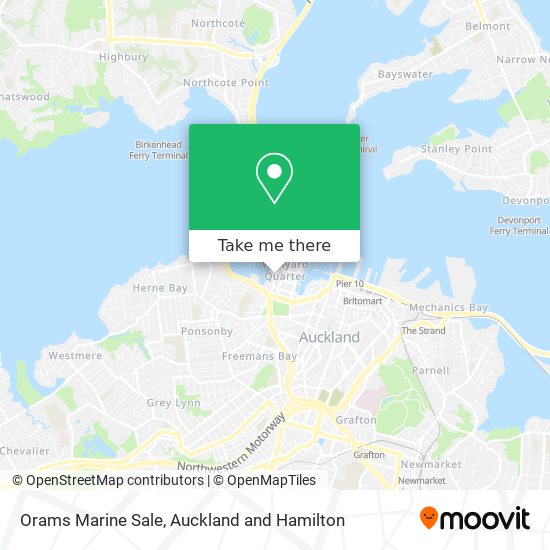 Orams Marine Sale地图
