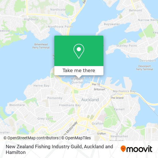 New Zealand Fishing Industry Guild地图