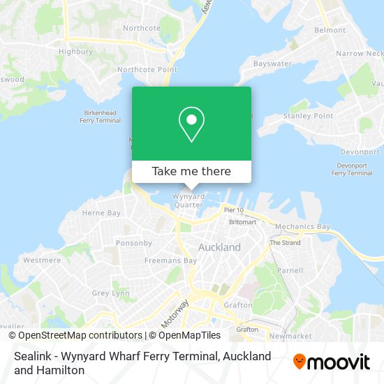 Sealink - Wynyard Wharf Ferry Terminal map