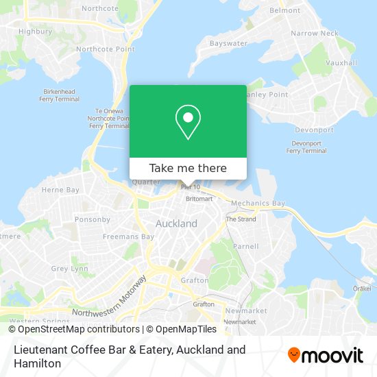 Lieutenant Coffee Bar & Eatery map