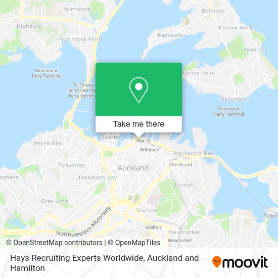 Hays Recruiting Experts Worldwide map
