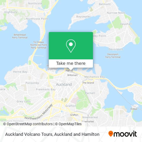 Auckland Volcano Tours地图