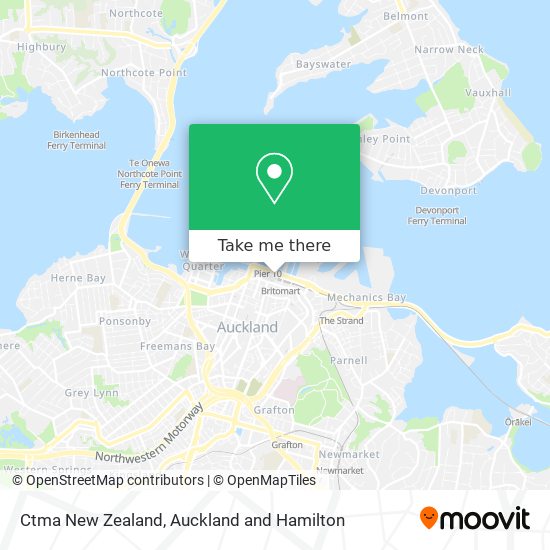 Ctma New Zealand地图