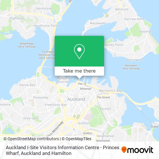 Auckland I-Site Visitors Information Centre - Princes Wharf地图