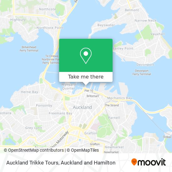 Auckland Trikke Tours地图