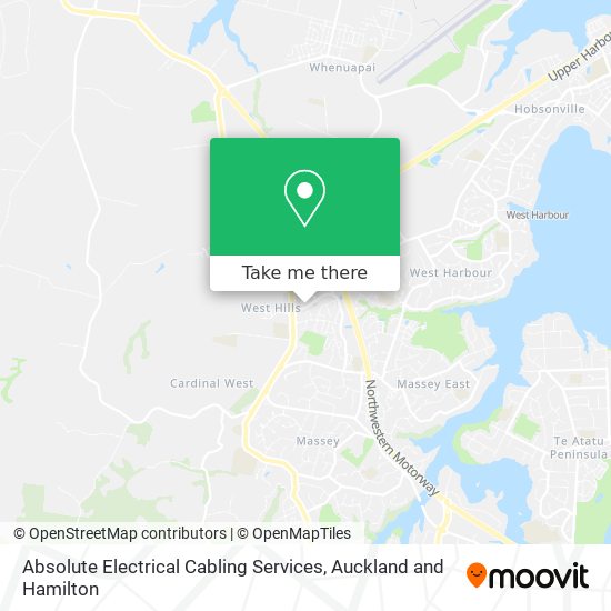 Absolute Electrical Cabling Services map