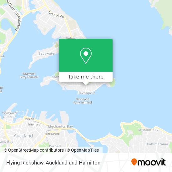 Flying Rickshaw map