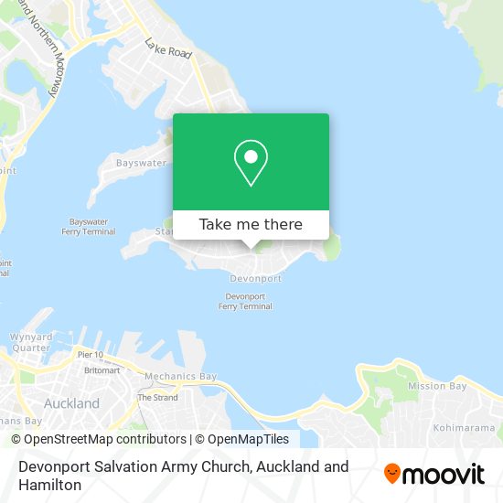 Devonport Salvation Army Church map