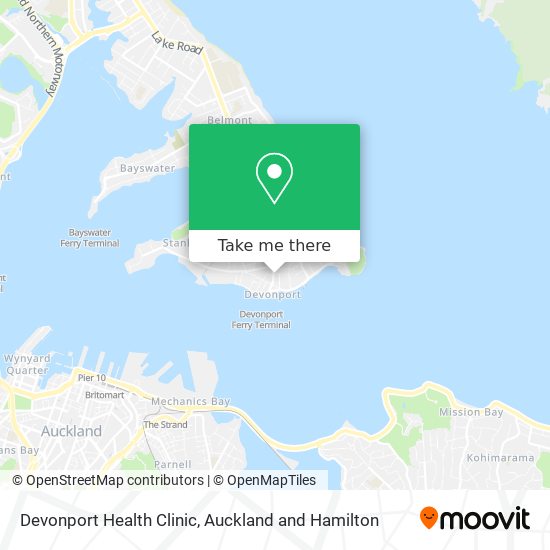 Devonport Health Clinic map