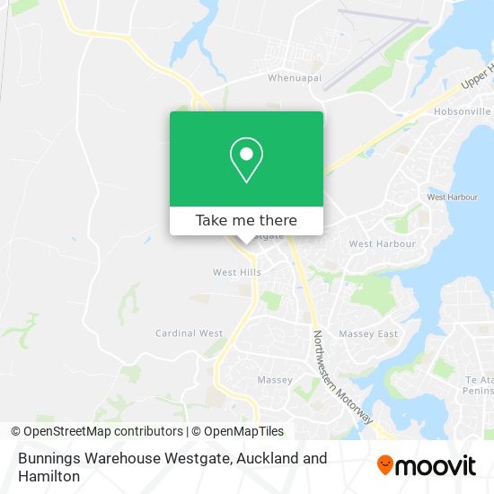 Bunnings Warehouse Westgate地图