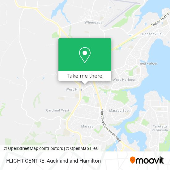 FLIGHT CENTRE map