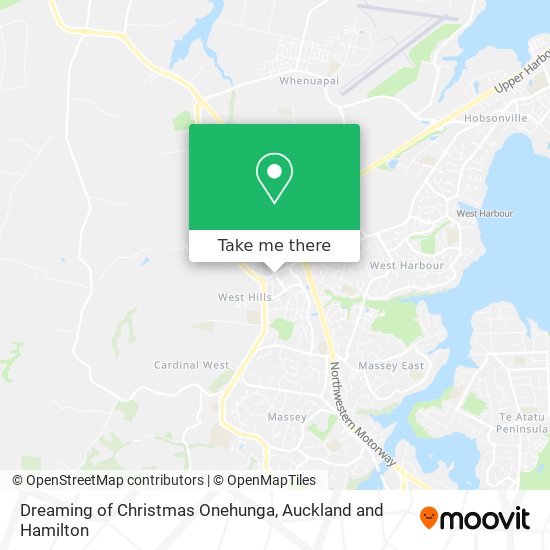 Dreaming of Christmas Onehunga map