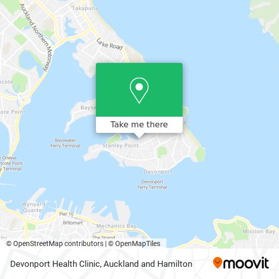 Devonport Health Clinic map