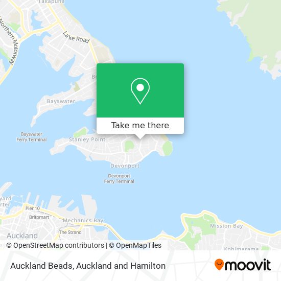 Auckland Beads map
