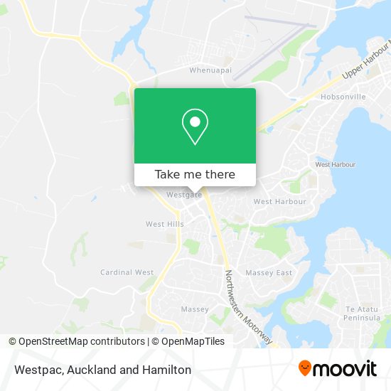 Westpac map