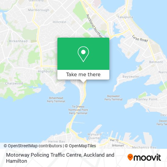 Motorway Policing Traffic Centre map