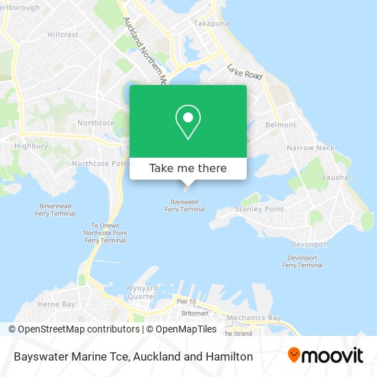 How to get to Bayswater Marine Tce by Bus or Ferry?