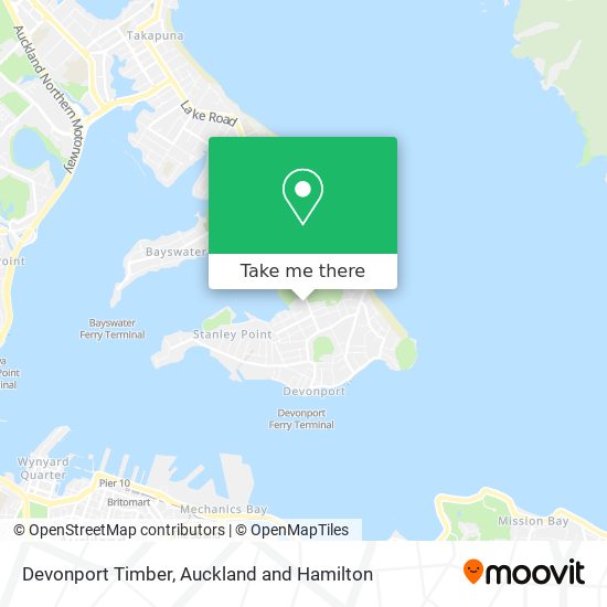 Devonport Timber map