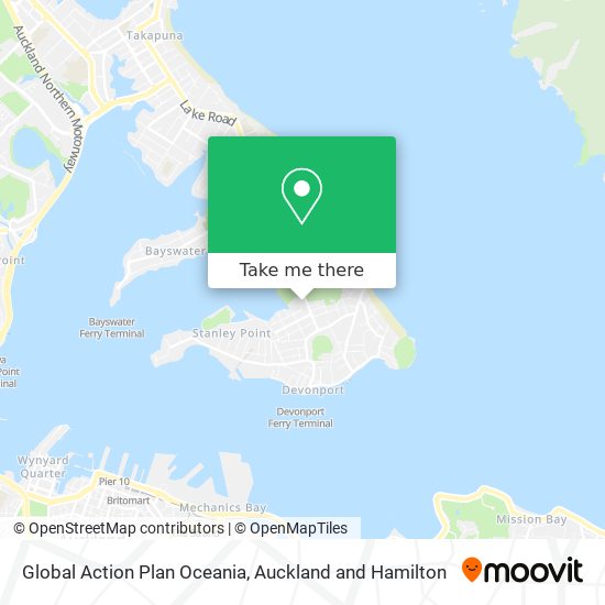 Global Action Plan Oceania map