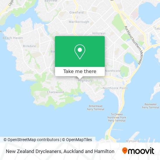New Zealand Drycleaners map