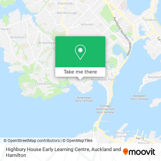 Highbury House Early Learning Centre map