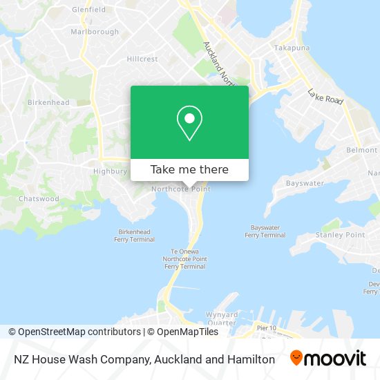 NZ House Wash Company map
