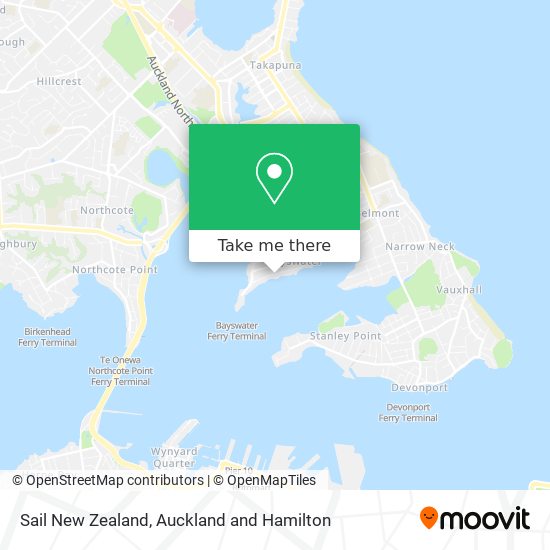 Sail New Zealand map