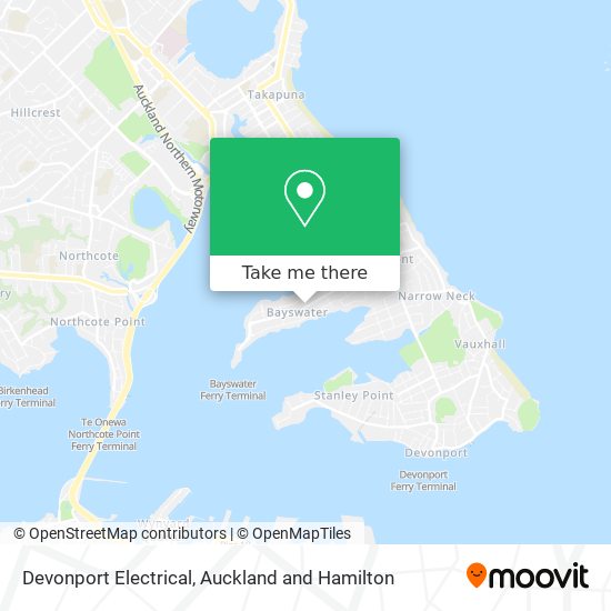 Devonport Electrical map