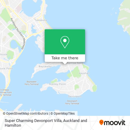 Super Charming Devonport Villa map