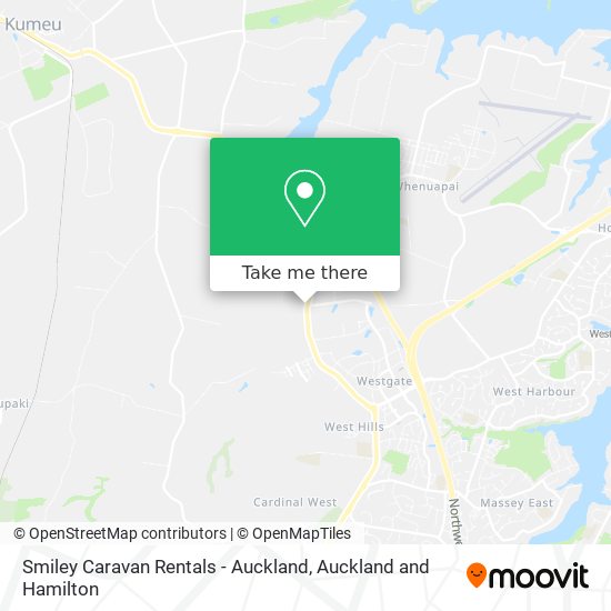 Smiley Caravan Rentals - Auckland map