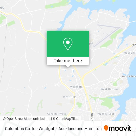 Columbus Coffee Westgate map