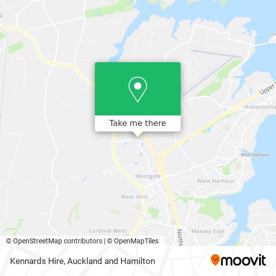 Kennards Hire map