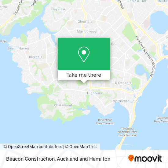 Beacon Construction map