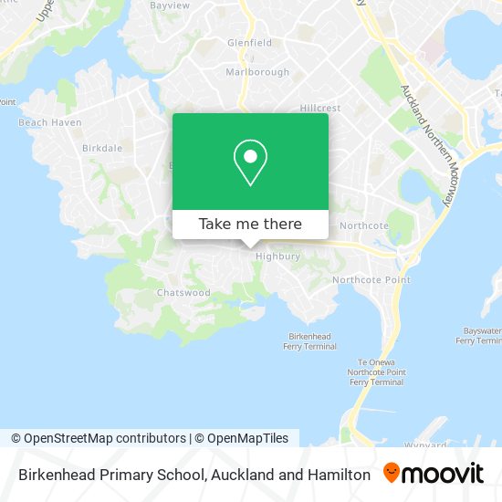 Birkenhead Primary School map